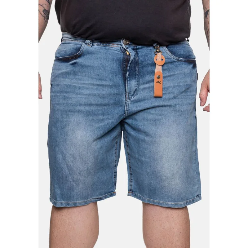 Bermuda Onbongo Plus Size Jeans Slim Azul - 52