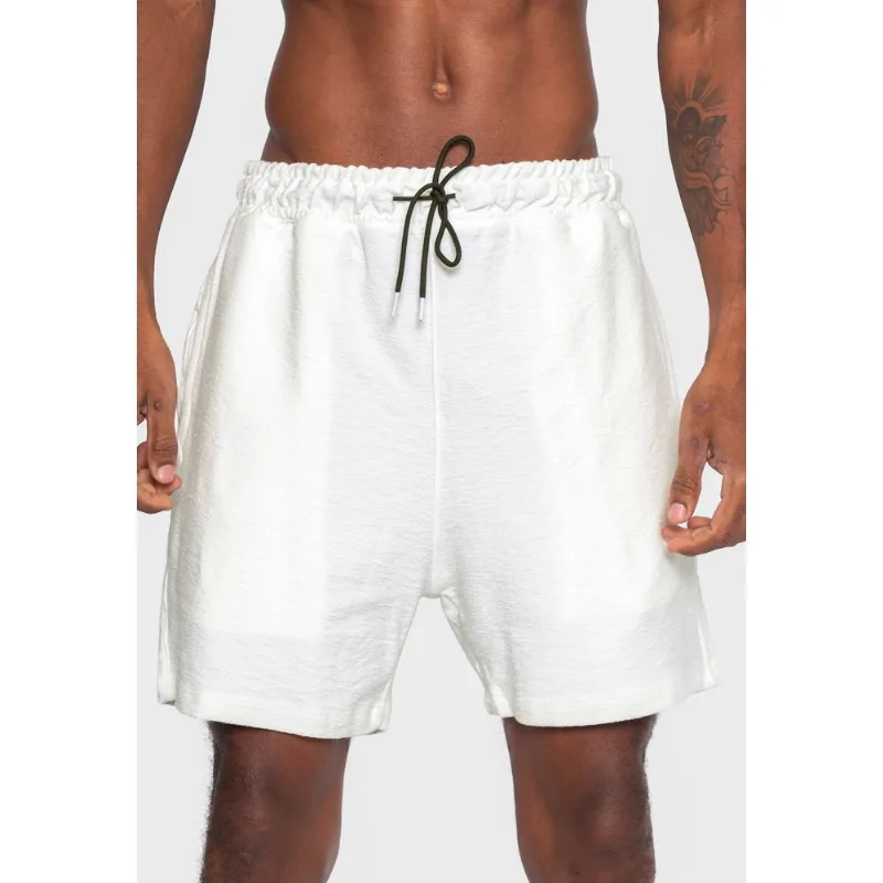 Bermuda Starter Moletom Off White - P