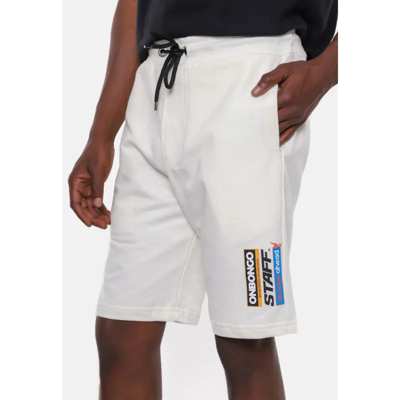 Bermuda Onbongo Moletom Staff Off White - M