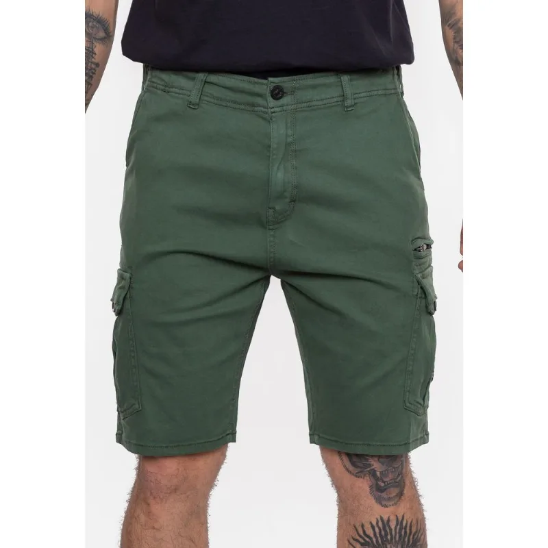 Bermuda Onbongo Cargo Verde Militar - 48