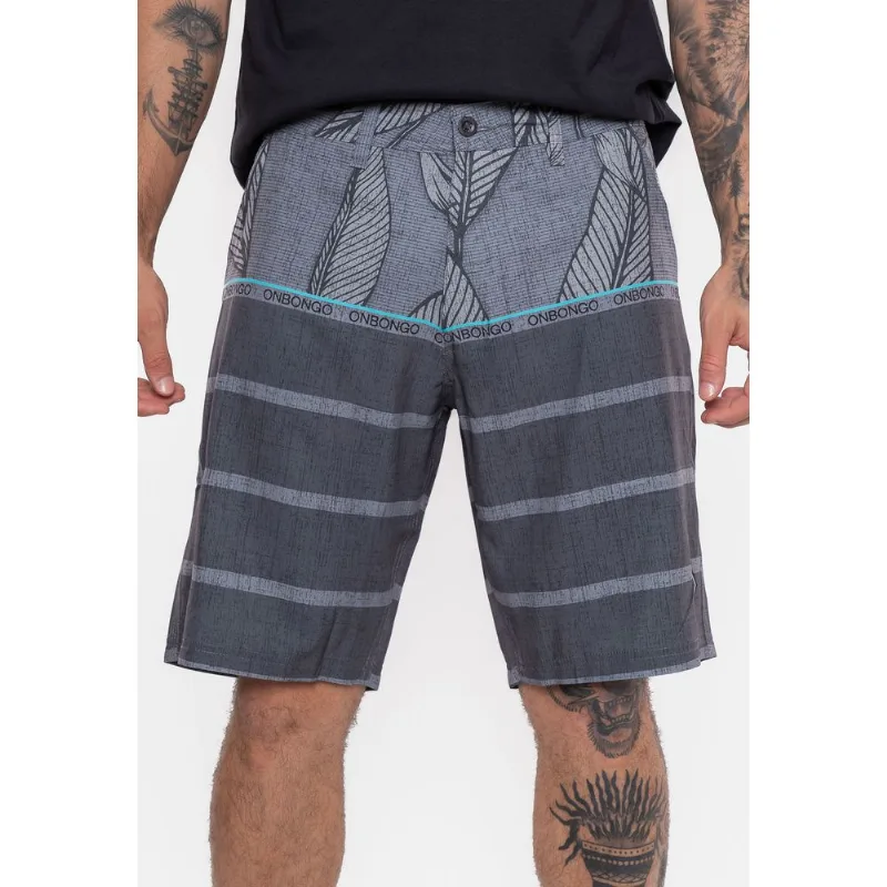 Boardshort Onbongo Hibrido Preto - 48