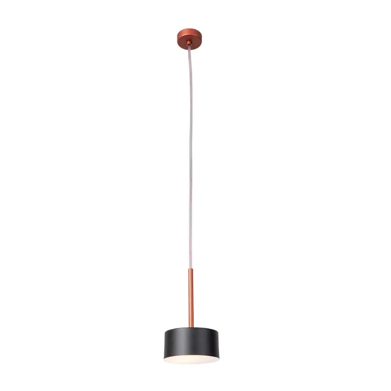 Pendente Moobe Pan Preto Fosco Metaldomado