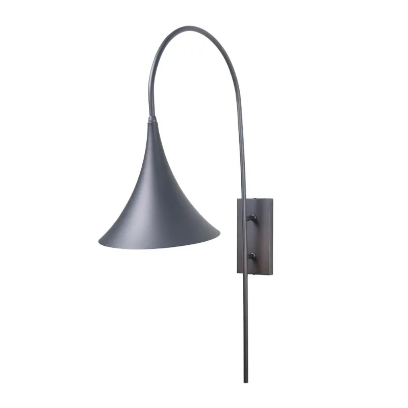 Arandela Interno Aluminio Cinza E27 Campana Turno Metaldomado