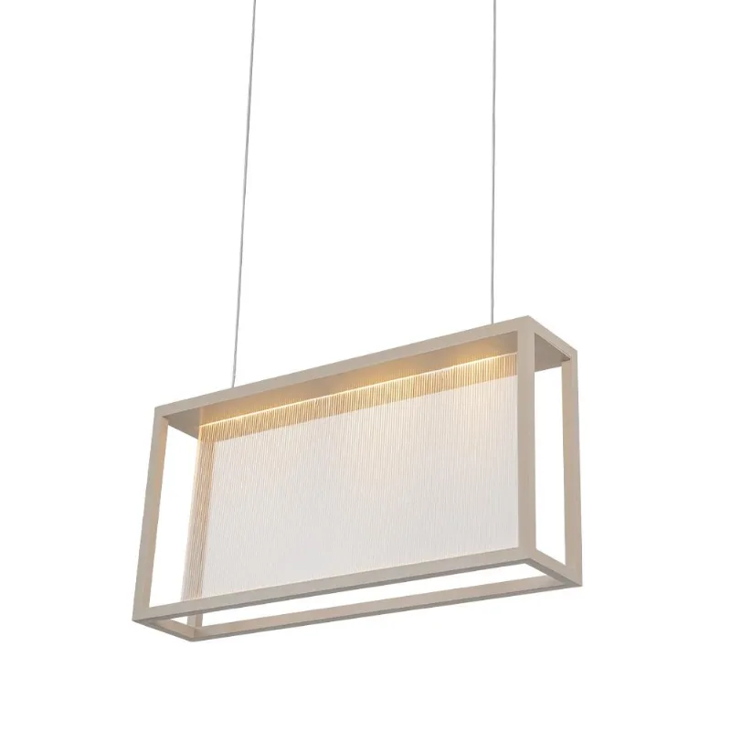 Pendente Almenara Horizontal 220V Dourado Fosco Metaldomado