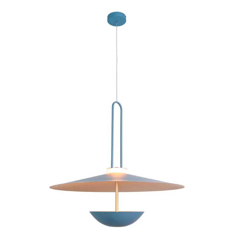 Pendente Eclisse Light P 220V Champanhe Fosco E Macadâmia Metaldomado
