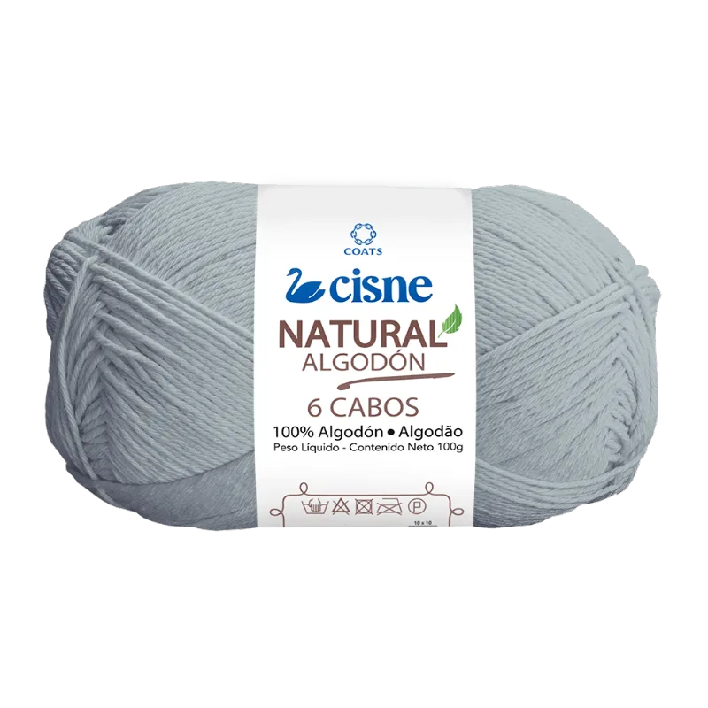 LINHA CISNE NATURAL 6 CABOS C/ 220M 100GRS 00015 CINZA
