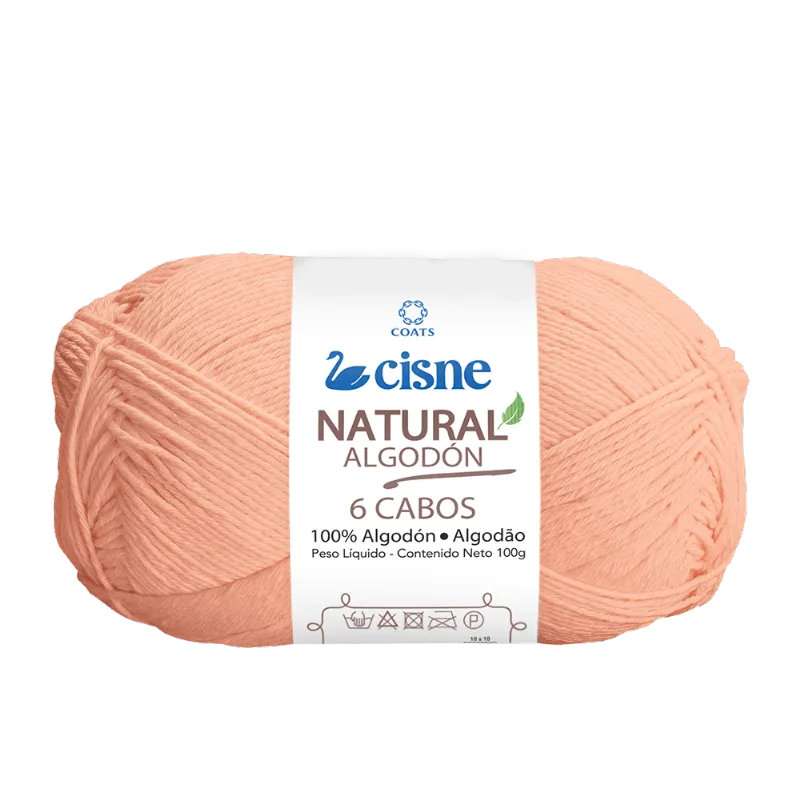 LINHA CISNE NATURAL 6 CABOS C/ 220M 100GRS 00031 ROSA