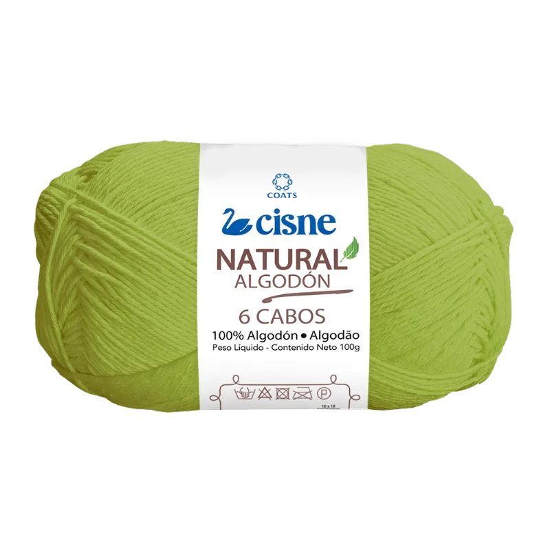 LINHA CISNE NATURAL 6 CABOS C/ 220M 100GRS 00255 VERDE NATURE