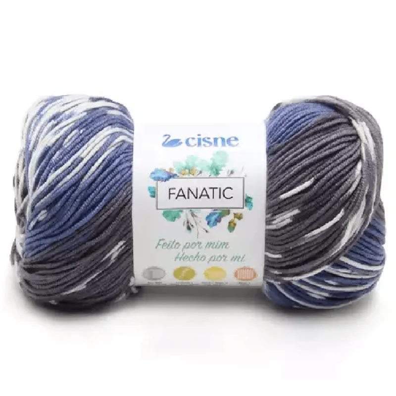 LINHA TRICO CISNE FANATIC 100G C/250M 72402 MARINHO/CINZA