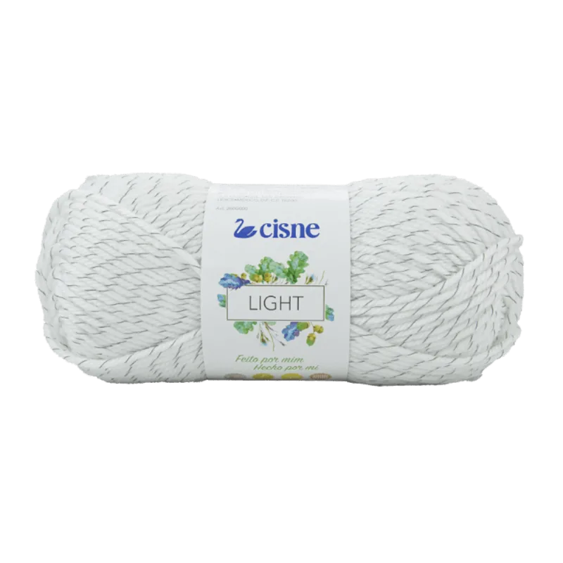 LINHA TRICO CISNE LIGHT 100G C/150M 0000B BRANCO