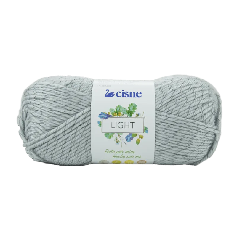LINHA TRICO CISNE LIGHT 100G C/150M 00930 CINZA