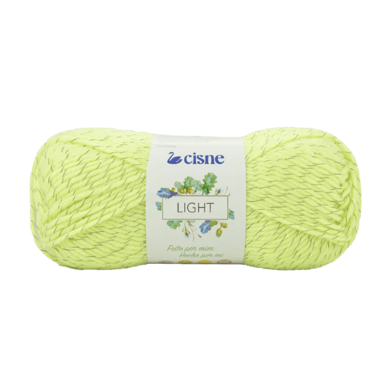 LINHA TRICO CISNE LIGHT 100G C/150M 00254 AMARELO NEON