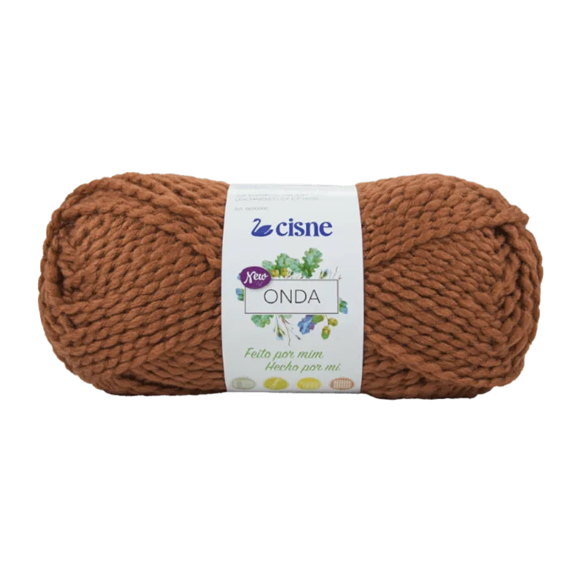 LINHA TRICO CISNE NEW ONDA 100G C/130M 00340 OCRE