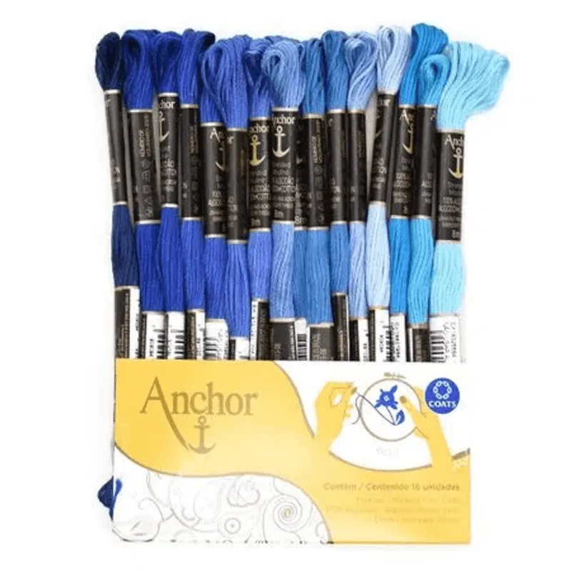 KIT MEADA ANCHOR 8M C/16 TONS DE AZUL 463P016-AZU00