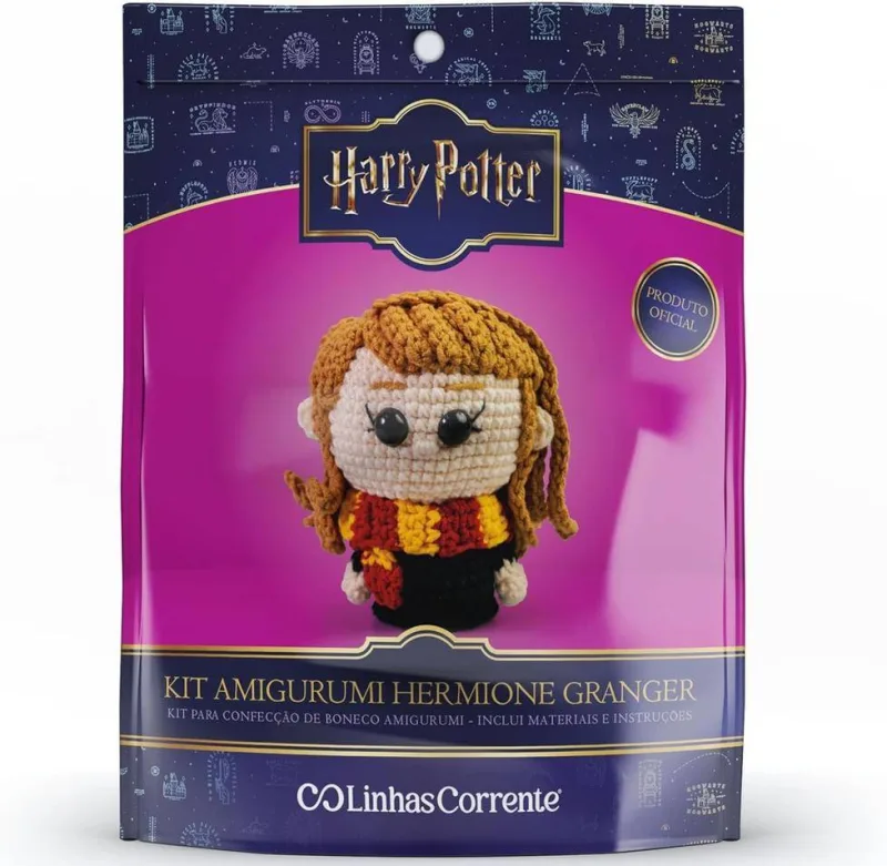 Kit Amigurumi Hermione - LC - Presentes