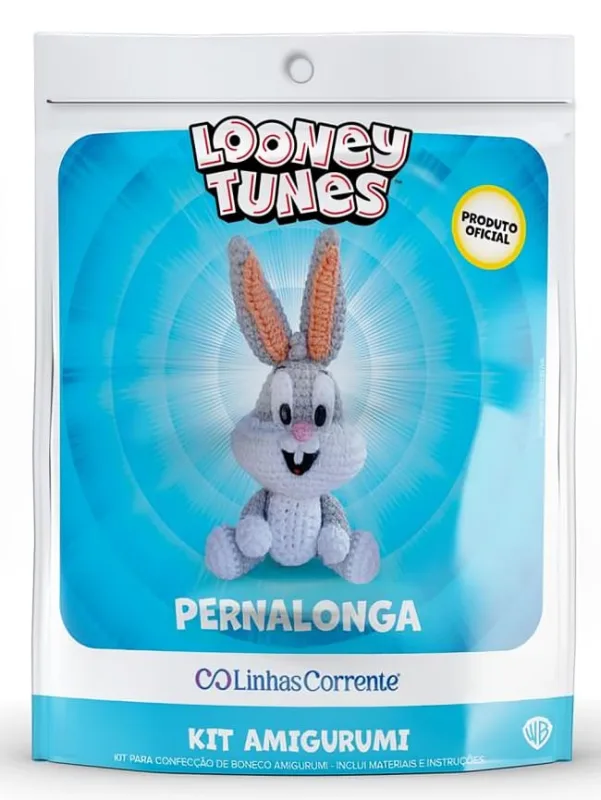 Kit Amigurumi Looney Tunes Pernalonga - LC - Presentes