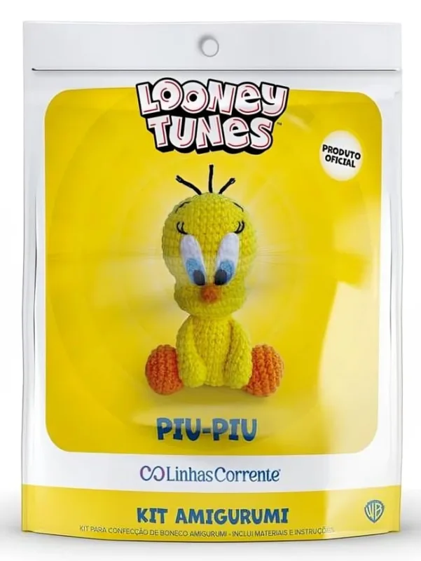 Kit Amigurumi Looney Tunes Piu Piu - LC - Presentes