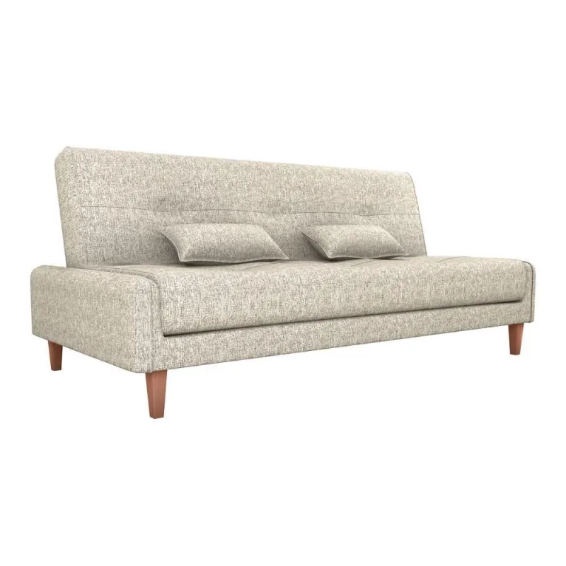 Sofá-cama 190cm 3 Lugares Com Tecido Bouclé Multimóveis Cr45257 Mescla - Multimóveis