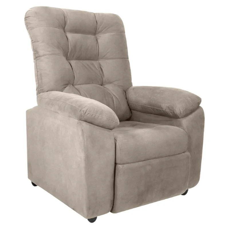 Poltrona Retrátil e Reclinável 88cm com Pés Multimóveis CR45263 - Multimóveis