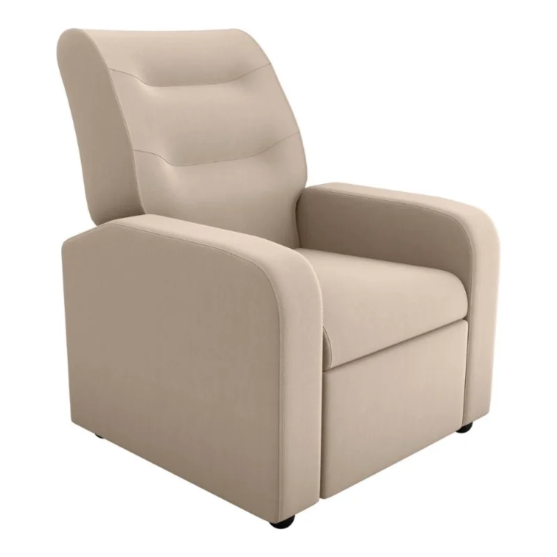 Poltrona Retrátil e Reclinável 77cm com Tecido Suede Multimóveis CR45265 - Multimóveis