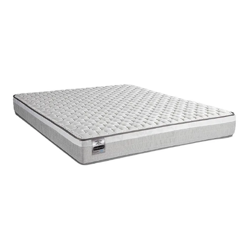 Colchão Hanover Ensacadas King 193x203cm - Molas Ensacadas, Softgel, Inducol Cr447e Branco/cinza Branco/cinza - Multimóveis
