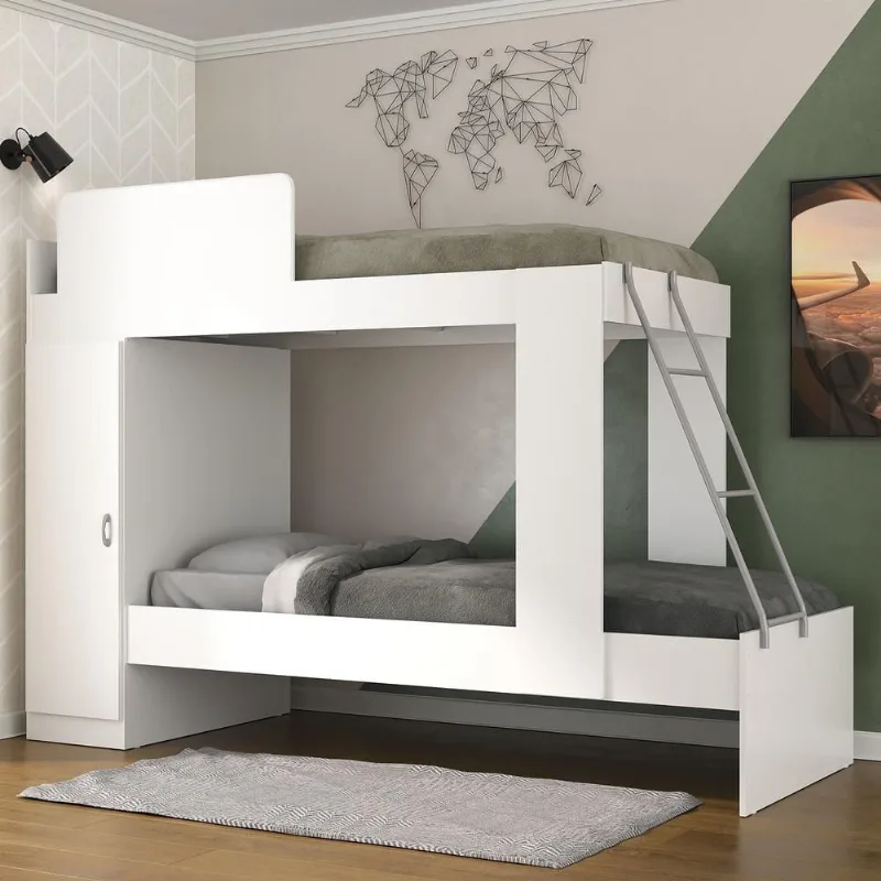 Beliche 1 Porta Havana Multimóveis Branco - Multimóveis