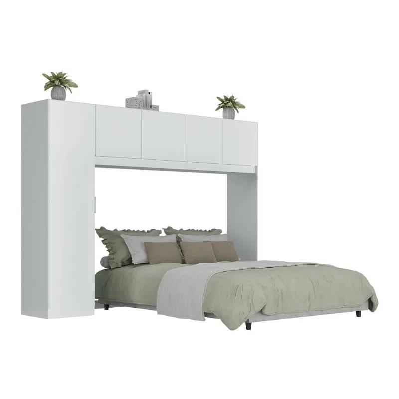 Guarda-Roupas 5 Portas Dublin Multimóveis MP4021 Branco - Multimóveis