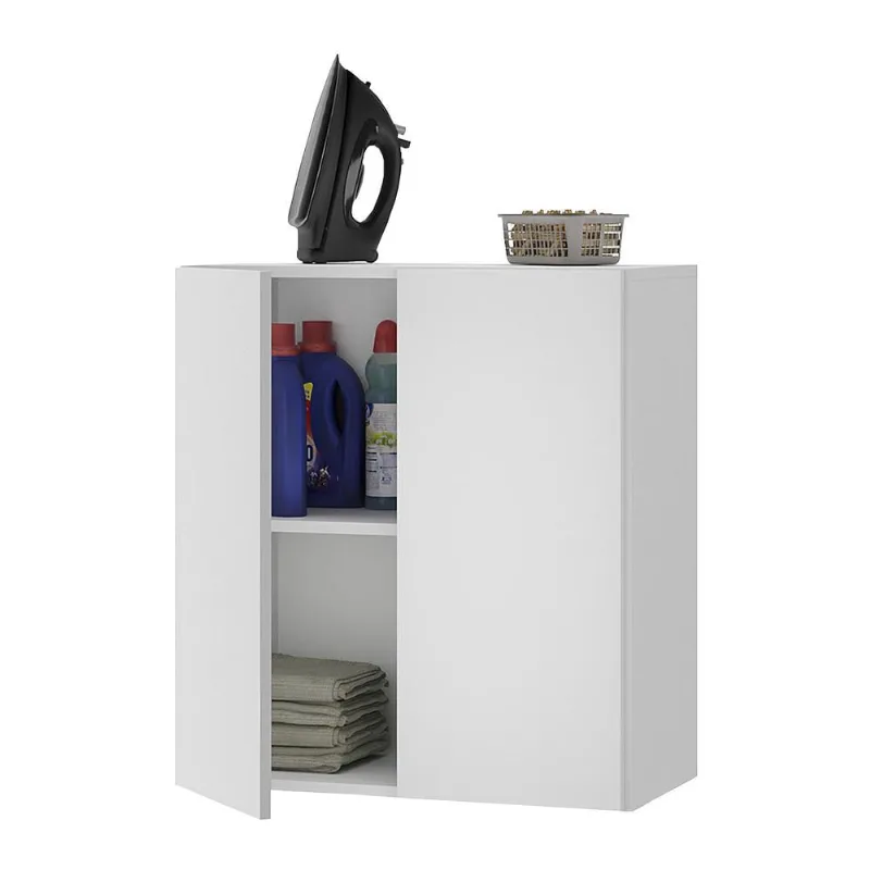 Armário Lavanderia com 2 Portas Multimóveis MP5021 Branco - Multimóveis