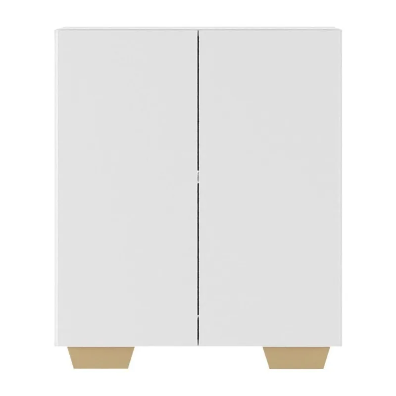 Armário Lavanderia Com 2 Portas Multimóveis Branco/natural - OUTRAS - Móveis