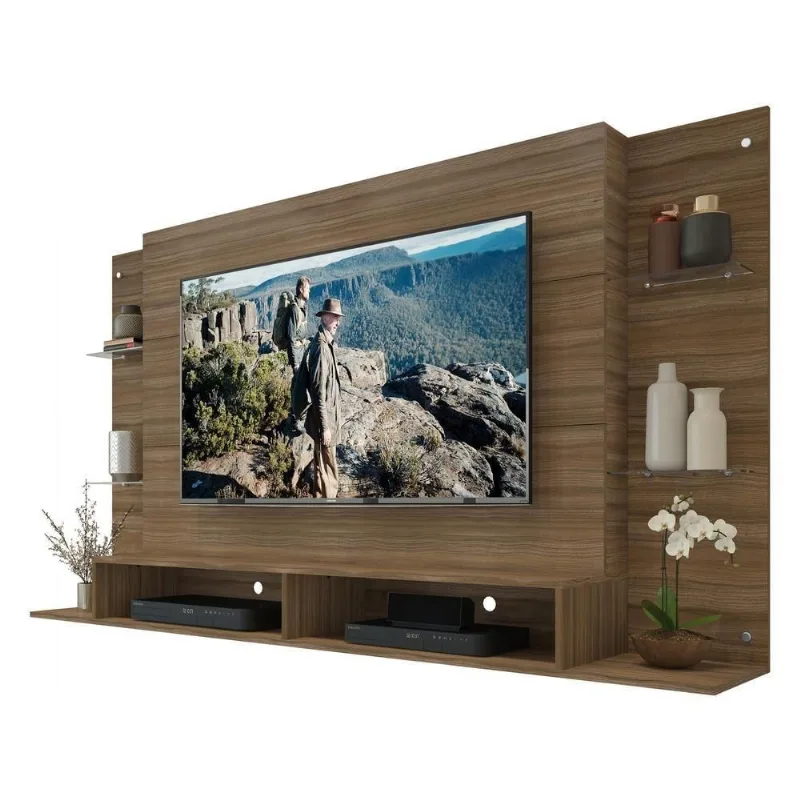 Painel Com Suporte Para Até 60´´ Nairóbi Fg3071 Madeirado - Multimóveis