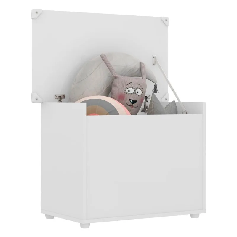 Caixa de Brinquedos Baú Organizador Multimóveis FG2315 Branco - Multimóveis