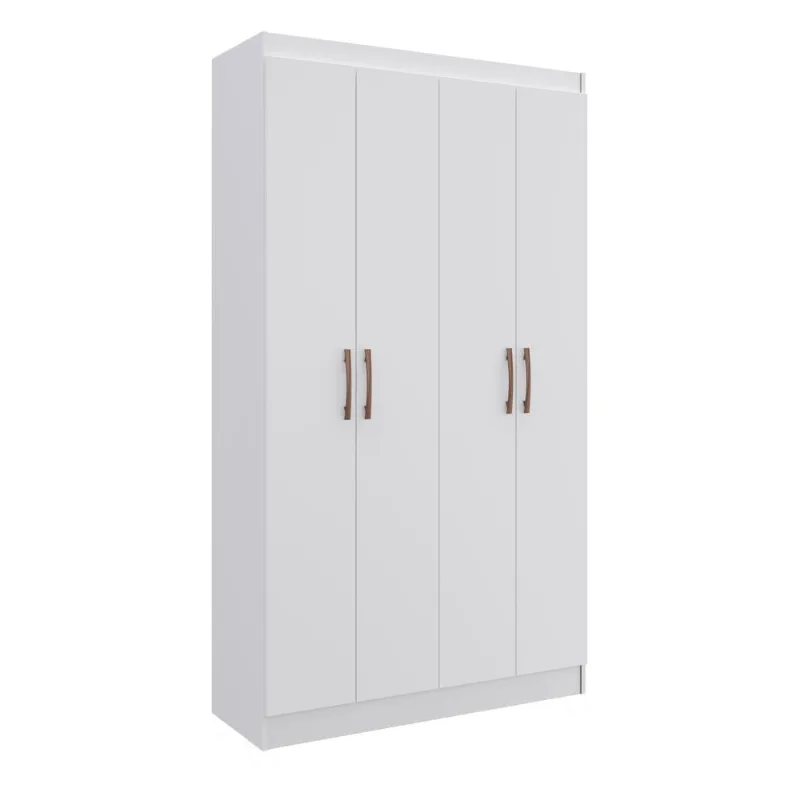 Armário 4 Portas Lavanderia Multiuso Multimóveis CR8000 Branco - Multimóveis