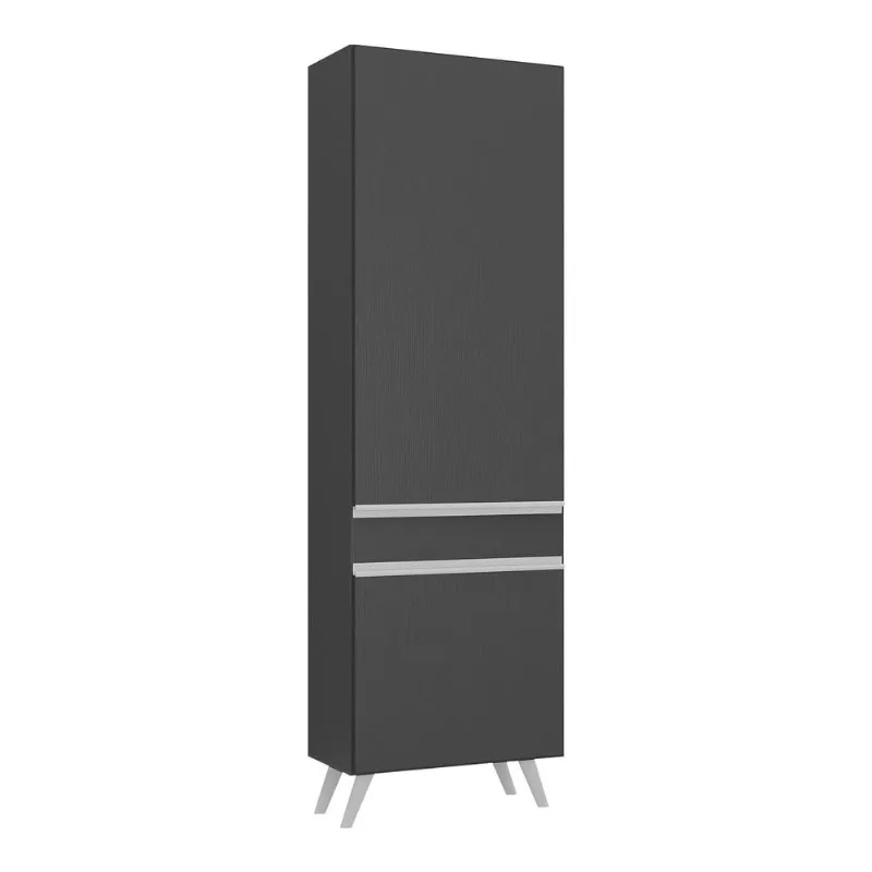 Paneleiro 2 Portas Veneza Multimóveis MP3746.898 Preto/Branco - Multimóveis