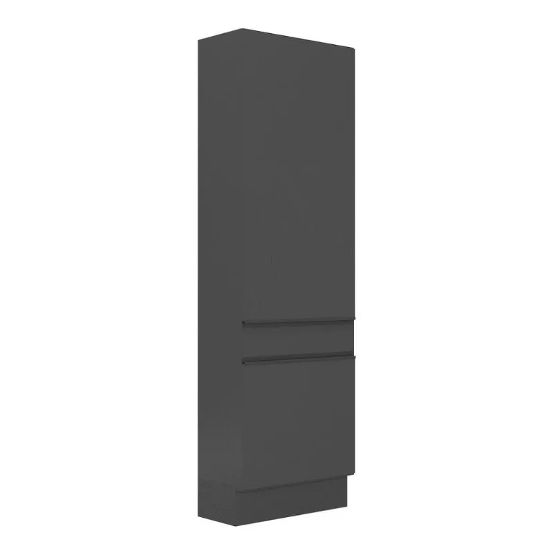 Paneleiro com Rodapé 2 Portas Veneza Multimóveis MP2121.895 Preto