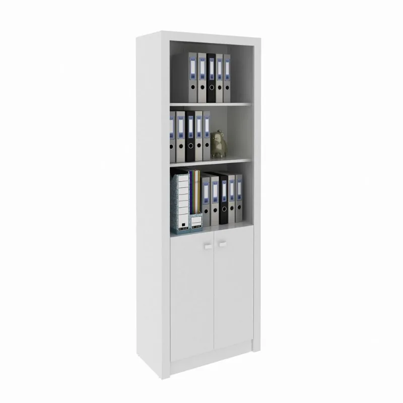 Armário Escritório com 2 Portas Multimóveis CR25020 Branco