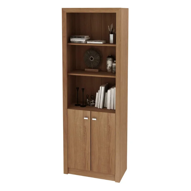 Armário Escritório com 2 Portas Multimóveis CR25020 Amendoa - Multimóveis