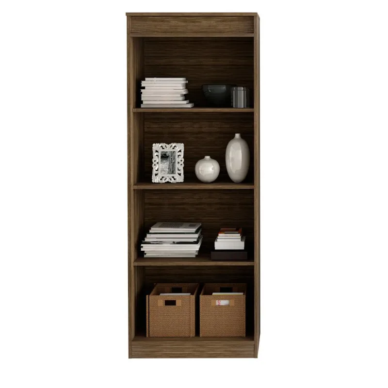 Estante Escritório 60 cm Multimóveis CR25047 Nogal - Multimóveis