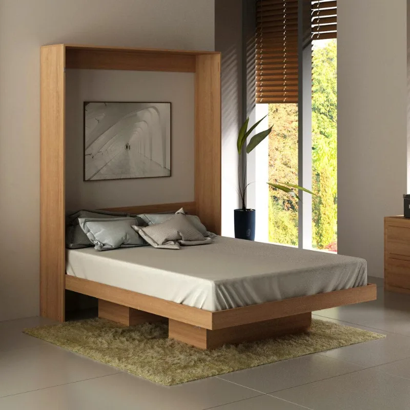 Cama Articulada Casal para Colchão 138 x 188 cm Multimóveis CR35036 Amendoa