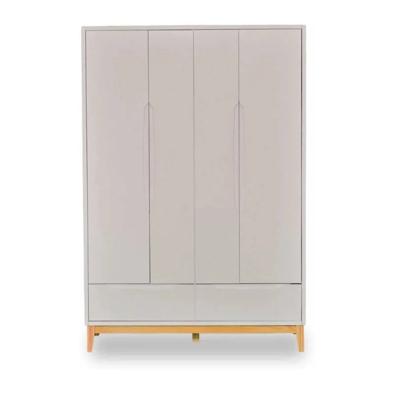 Guarda Roupas Infantil 4 Portas 2 Gavetas Multimóveis CR40028 Branco - Multimóveis
