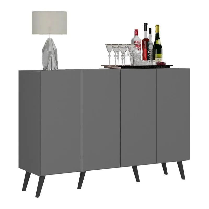Aparador Buffet 4 Portas Retrô Veneza Multimóveis V3556 - Multimóveis