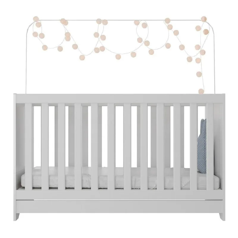 Berço 3 Em 1 com Colchão Incluso Multimóveis Mp0527c Branco