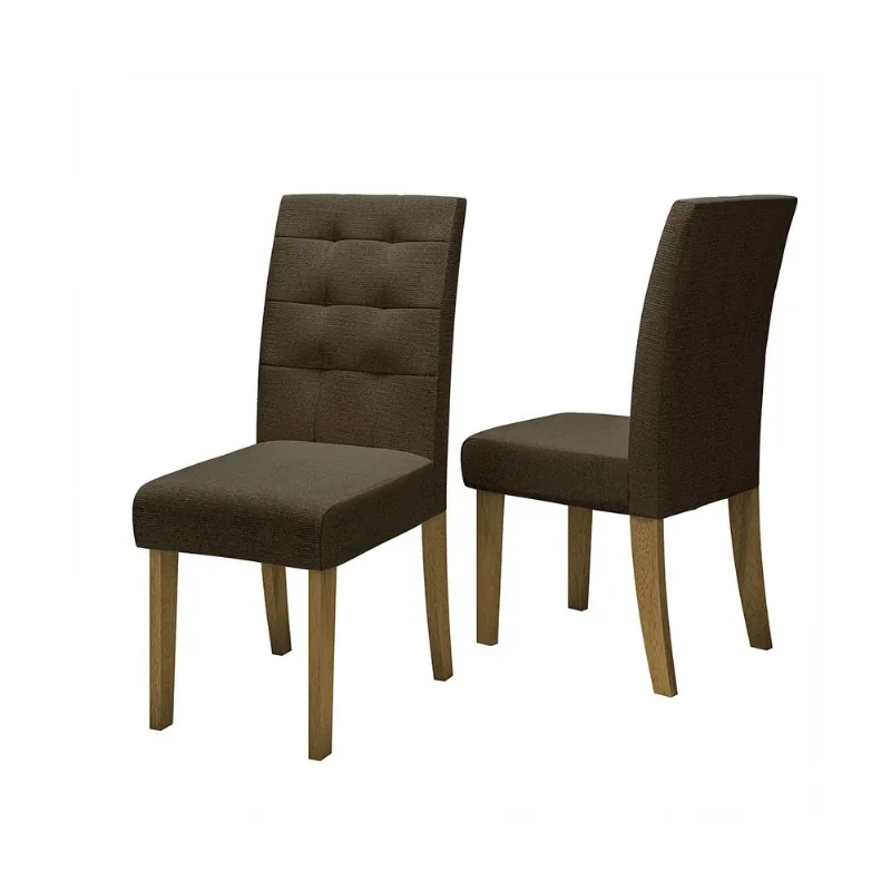 Conjunto com 2 Cadeiras de Jantar Multimóveis CR50040 - Multimóveis