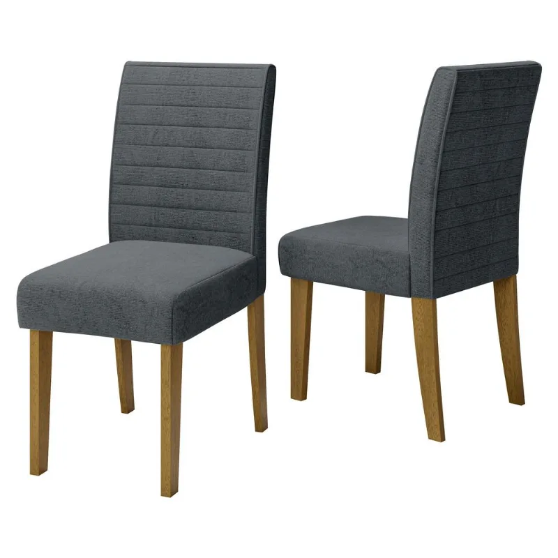 Conjunto com 2 Cadeiras de Jantar Multimóveis CR50041 - Multimóveis