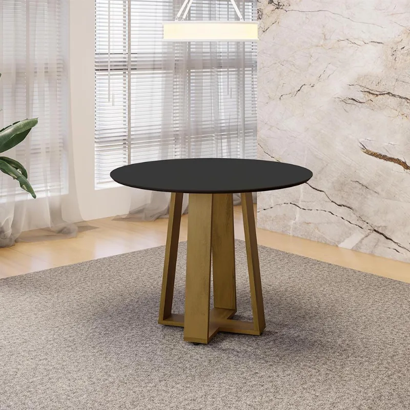 Mesa de Jantar Redonda 103cm Multimóveis CR50043