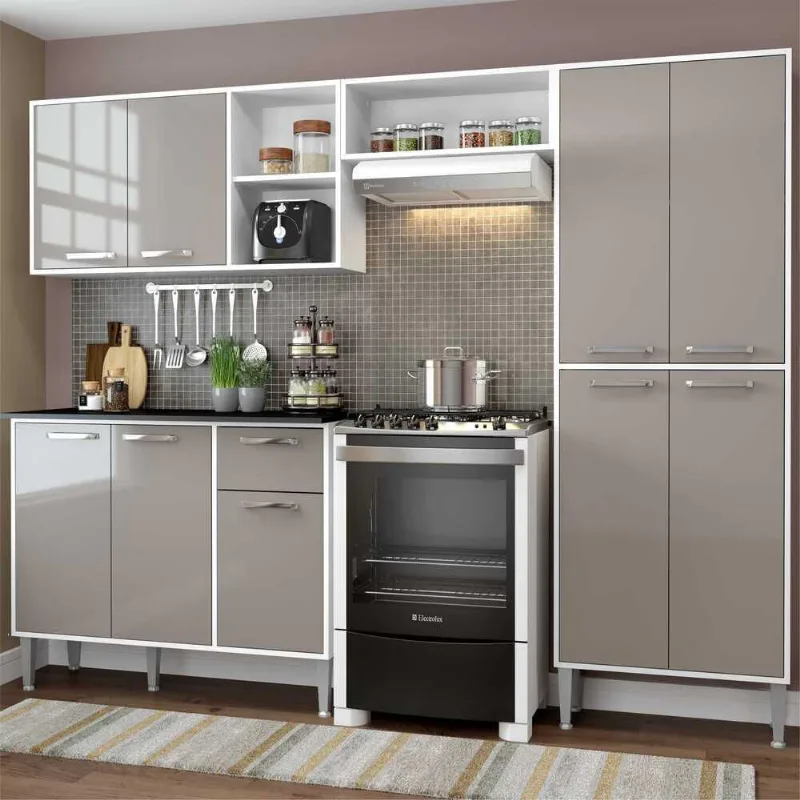 Armário de Cozinha Compacta Xangai Multimóveis VM2840 - Multimóveis