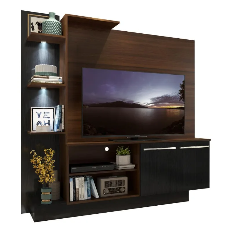 Estante TV 55" c/ 2 Leds e 2 portas Dallas Multimóveis V3398