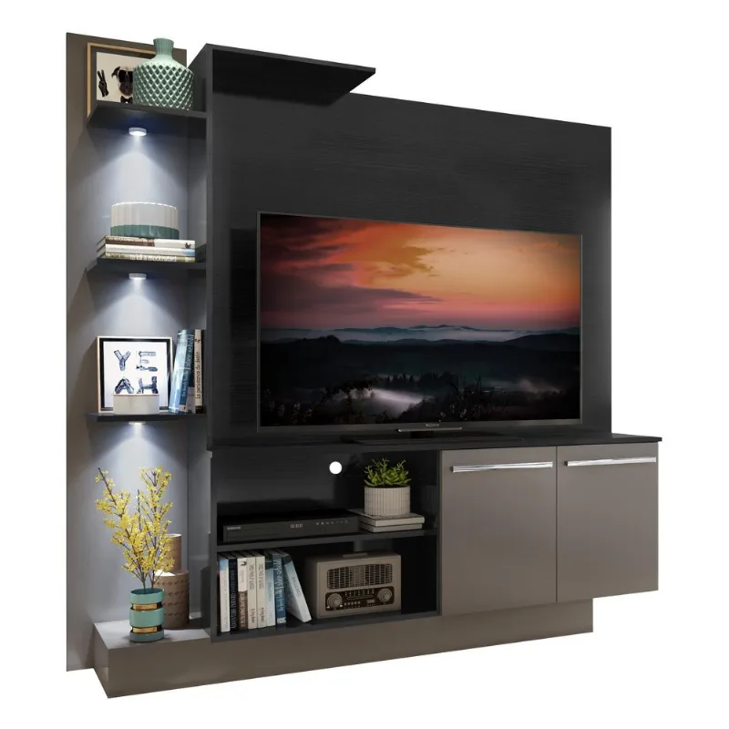 Estante TV 55" c/ 3 Leds e 2 portas Dallas Multimóveis V3399
