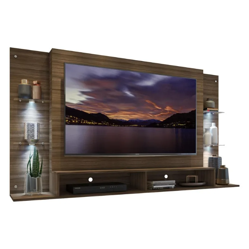 Painel com Suporte TV 60" e 4 Leds Vegas Multimóveis V3678