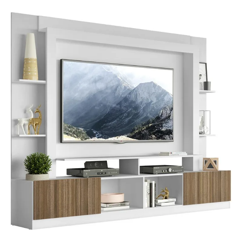 Estante com Suporte TV 65" e 2 portas Oslo Multimóveis V3386