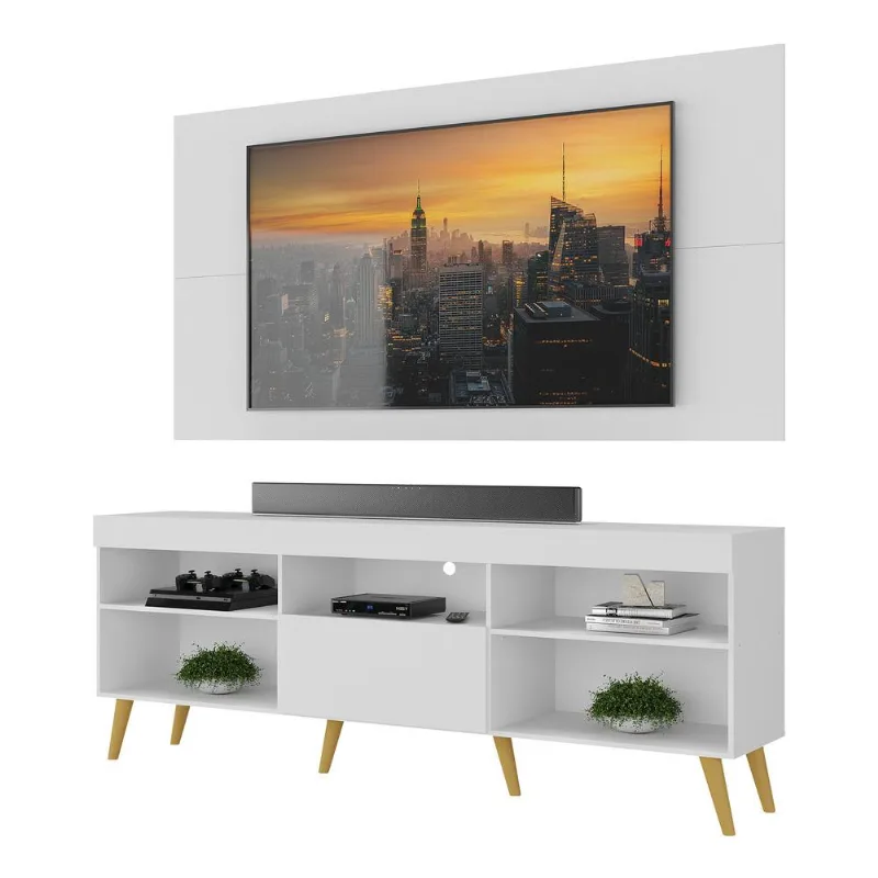 Rack com Painel TV 65" Retrô Flórida Up Multimóveis V1042 - Multimóveis
